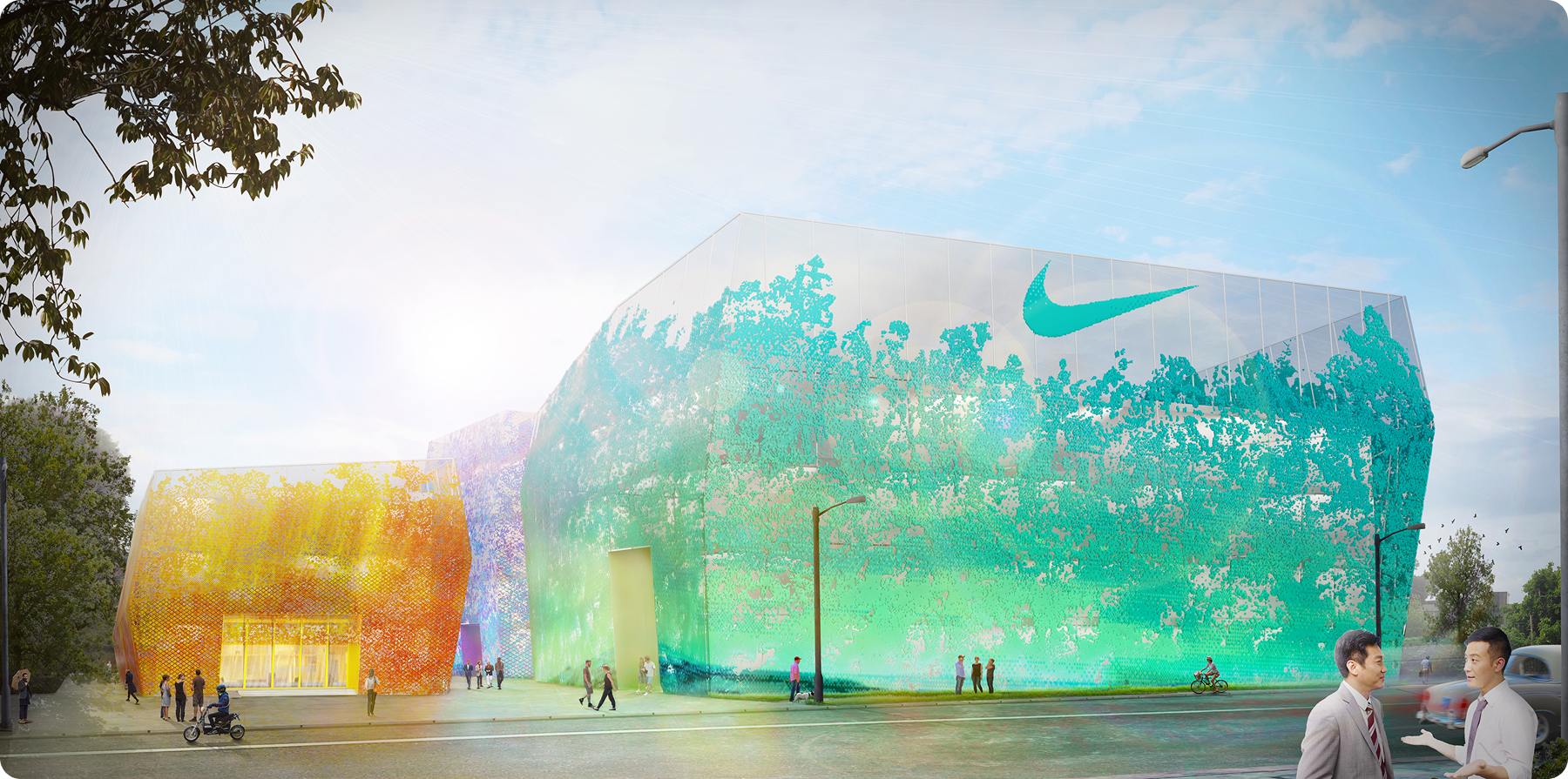 Sports Goods Factory Facade